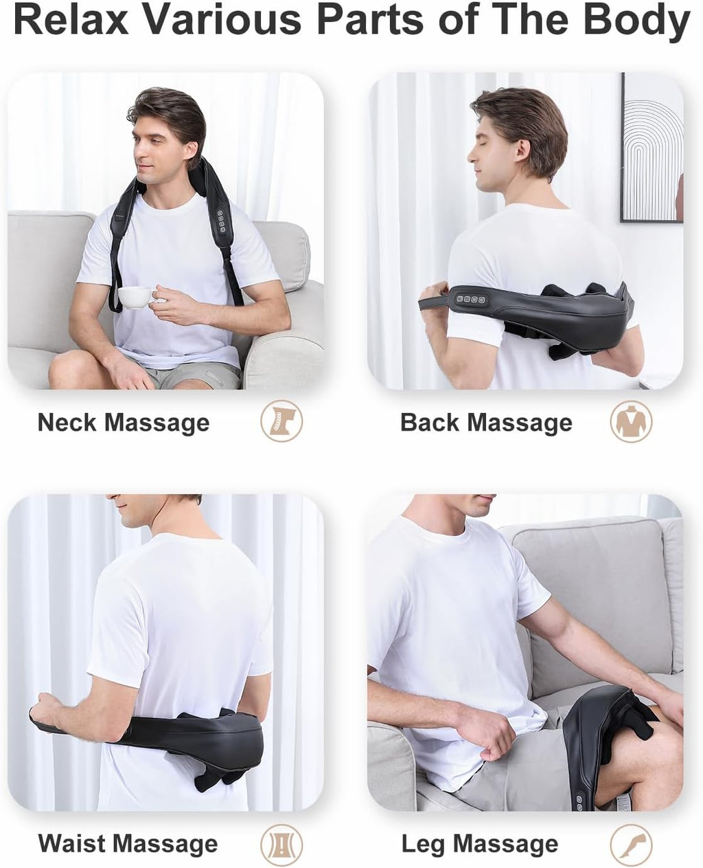 Core Comfort™ 6-Node Cordless Massager