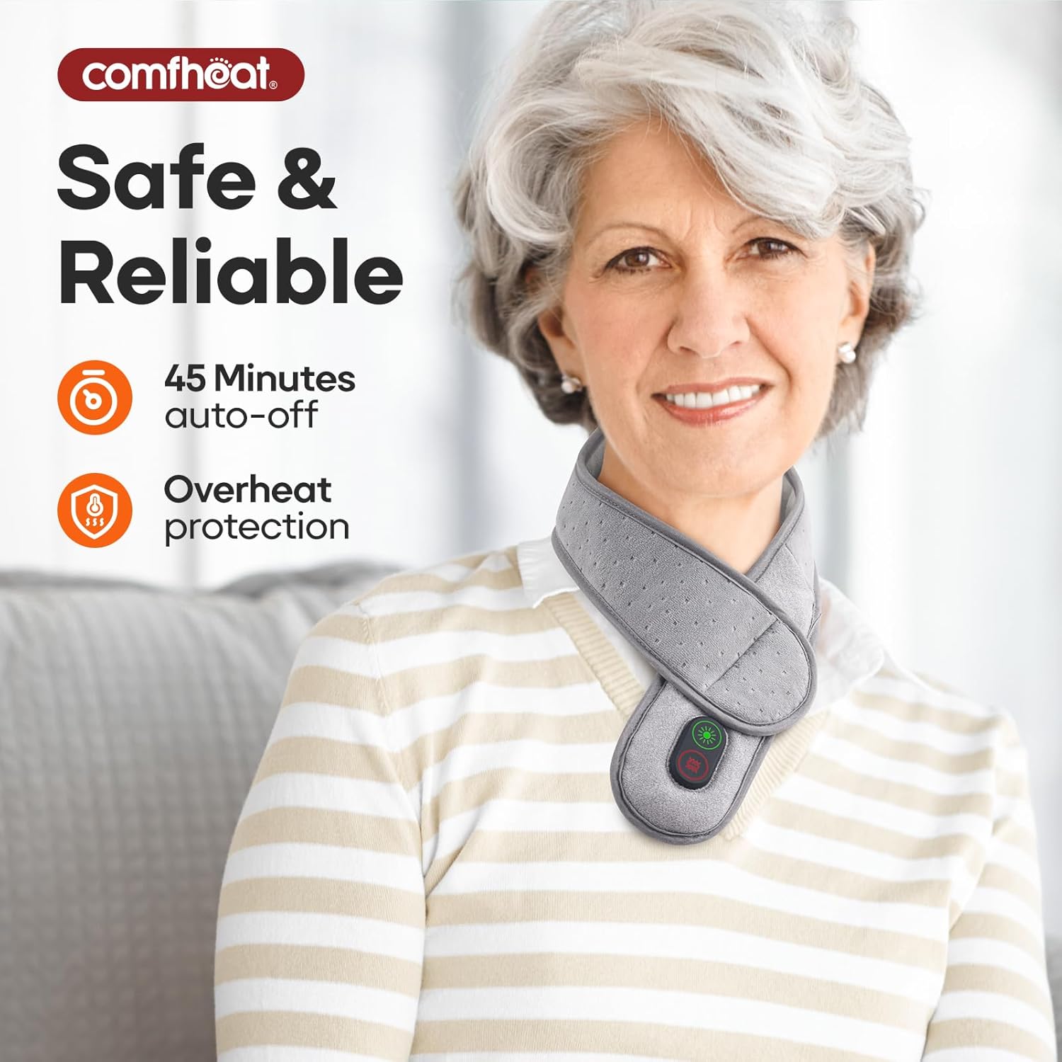 Core Comfort™ Heated Neck Wrap with Vibration Massage