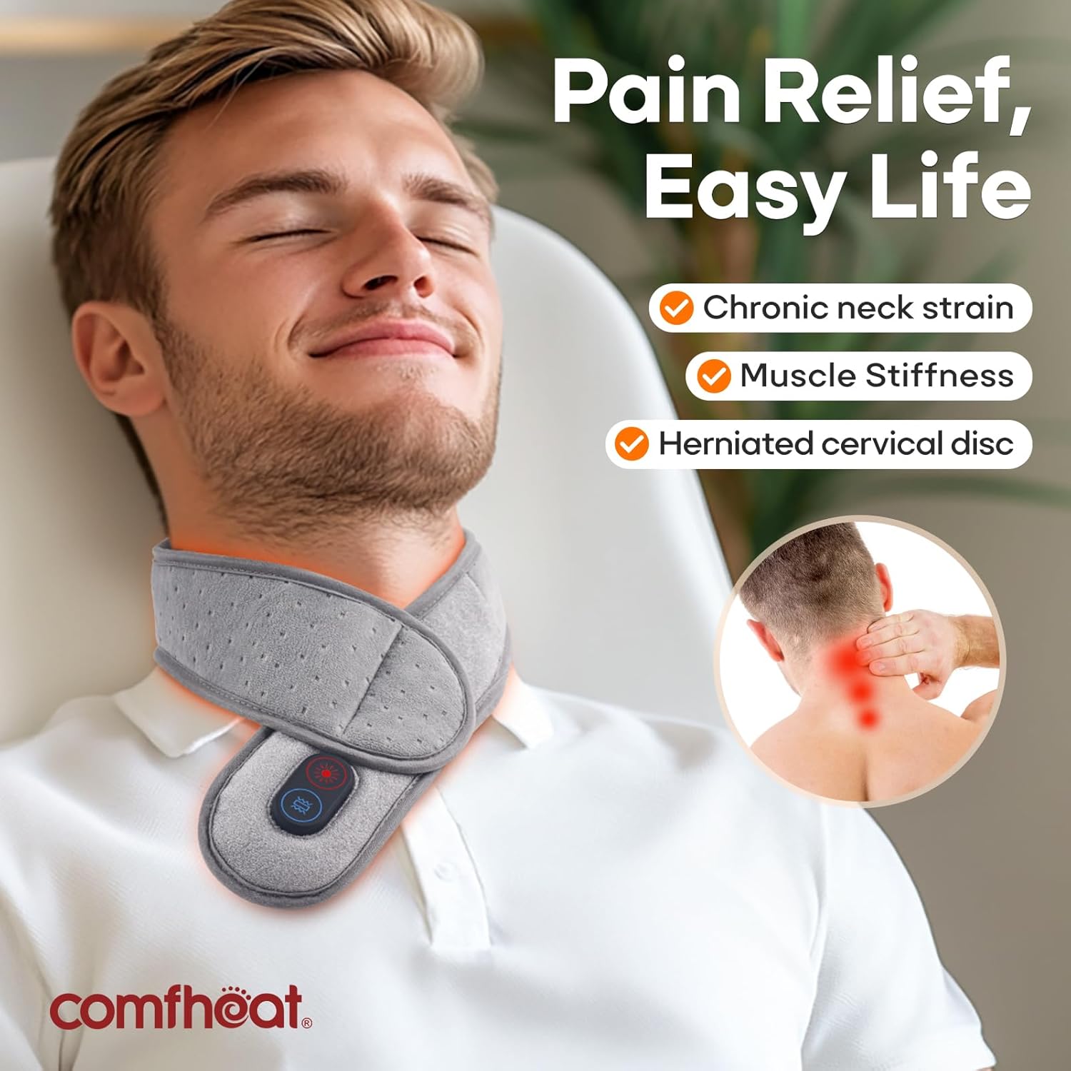 Core Comfort™ Heated Neck Wrap with Vibration Massage