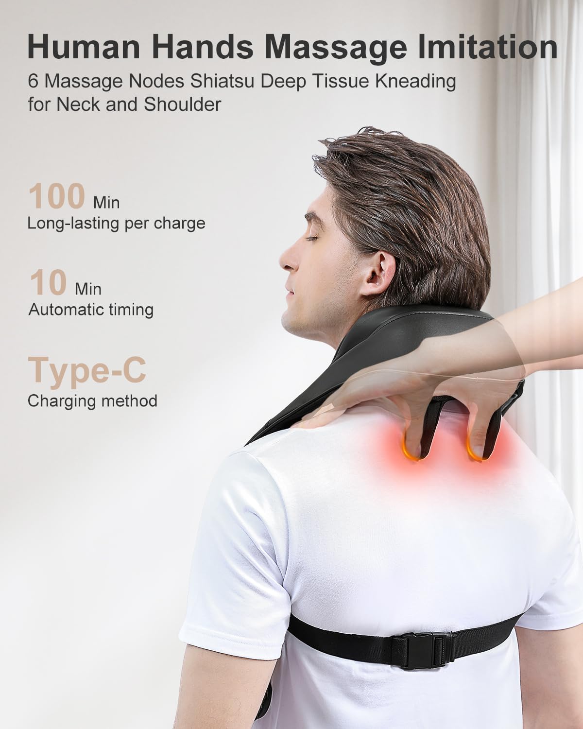 Core Comfort™ 6-Node Cordless Massager